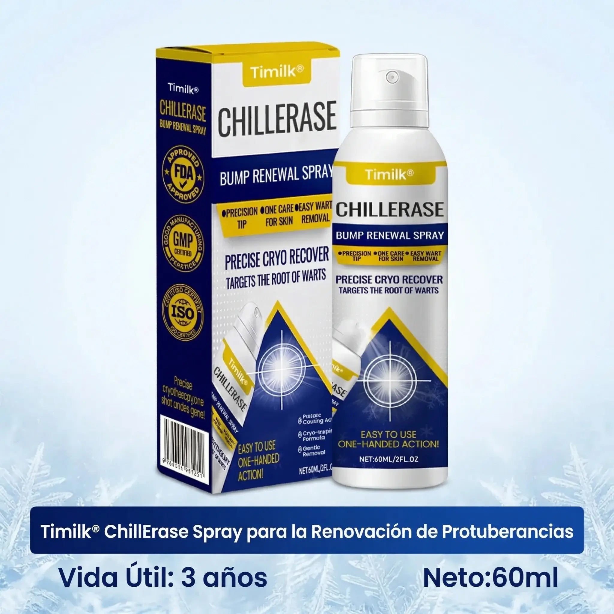 Timilk® ChillErase - Spray quita verrugas